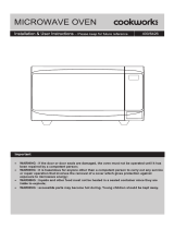 Cookworks EM7 17L 700W SOLO TCH BK User manual