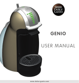 Tefal NESCAFE Genio Automatic Coffee Machine– Titanium Owner's manual