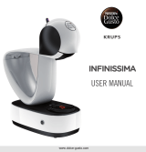 Krups Nescafe Dolce Gusto Infinissima User manual