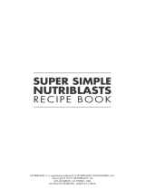 NutriBullet 8 Piece Nutritional Blender User manual