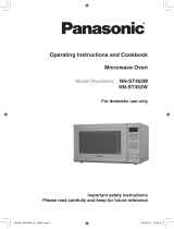 Panasonic 900W Standard Microwave NN-ST452WBPQ User manual
