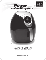 Power Air Fryer XL PAFBKT User manual