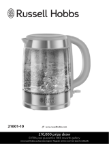 Russell Hobbs R HOBBS ILLUMINATING KETTLE GLASS WHT User manual