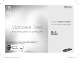 Samsung 800W Standard Microwave MS23F301EAK User manual