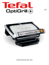 Tefal GC713D40 4 Portion OptiGrill Plus Health Grill User manual