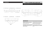 Argos HomePaolo Corner Manual Recliner Sofa