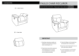 Argos Home AH NEW PAOLO CHAIR RECLINER CHOCOLATE User manual