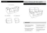 Argos HomeTC NEW PAOLO 2 SEAT RECLINE TAN