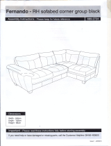 The Collection by Argos AH FERNANDO FAB RH SOFABED CORNER CHARCO User manual