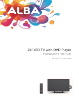 Alba 24IN HD READY LED TV/DVD COMBI User manual