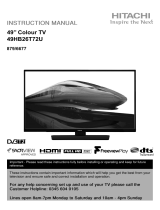 Hitachi 49INCH FULL HD SMART TV User manual