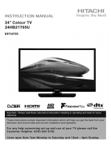 Hitachi 24INCH SMART HD READY TV User manual