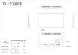 Panasonic 43TX-43D302 User manual
