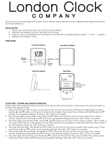 LONDON CLOCKLC Colour Display Travel Alarm Clock