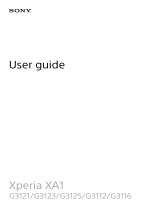 Sony XA1 User manual