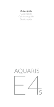 BQ Aquaris Aquaris E4.5 User manual