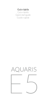 bq Aquaris E5 User manual