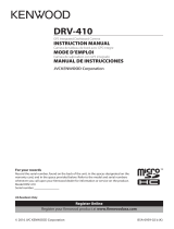 Kenwood DRV 410 Owner's manual