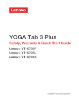 Lenovo Yoga Tab 3 Plus User manual