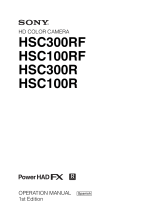 Sony HSC100R User manual