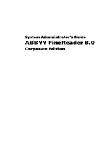 ABBYY FineReader 8.0 Corporate Edition User guide