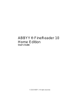 ABBYY FineReader 10.0 Home Edition User guide