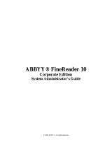 ABBYY FineReader 10.0 Corporate Edition User guide