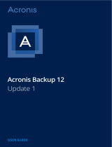 ACRONIS Backup 12 User guide