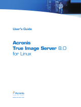 ACRONIS TRUE IMAGE 8.0 User guide