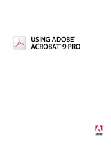 Adobe Acrobat 9.0 Professional Owner's manual