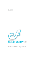Adobe ColdFusion MX 7.0 User guide