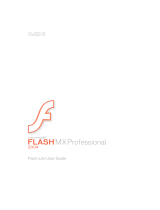 MACROMEDIA FLASH MX Professional 2004 User manual