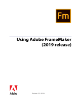 Adobe Framemaker 2019 User manual