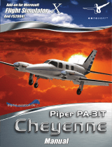Aerosoft Piper PA-31T Cheyenne X User manual