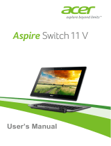 Acer Aspire Switch 11V User manual