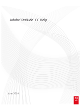 Adobe Prelude CC User guide
