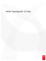 Adobe Speedgrade CC 2015 Owner's manual