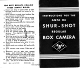 AGFA D6 Shur-Shot Operating instructions