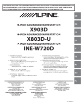 Alpine X X803DC-U Owner's manual