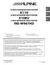 Alpine INE-W X108U Operating instructions