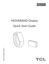 Alcatel OneTouch Moveband Series MB20G MOVEBAND TCL Owner's manual