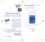 Alcatel ONE TOUCH Pixi 3 - 4009X Owner's manual