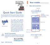 Alcatel Pop D3 Quick start guide