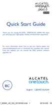 Alcatel 6039A Quick start guide
