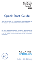 Alcatel 6039S Quick start guide