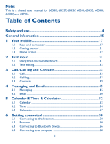 Alcatel Idol 4 User manual