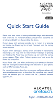 Alcatel 7044X Owner's manual