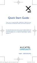 Alcatel 7053D Quick start guide