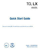 Alcatel A502DL TracFone Quick start guide