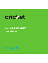 Alcatel QuickFlip Cricket Wireless User manual